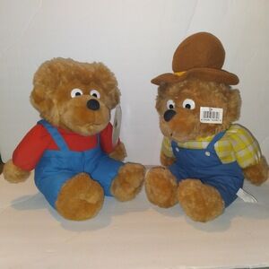 Berenstain Bears Papa Bear Brother Bear Plush Vintage 1993 NWT